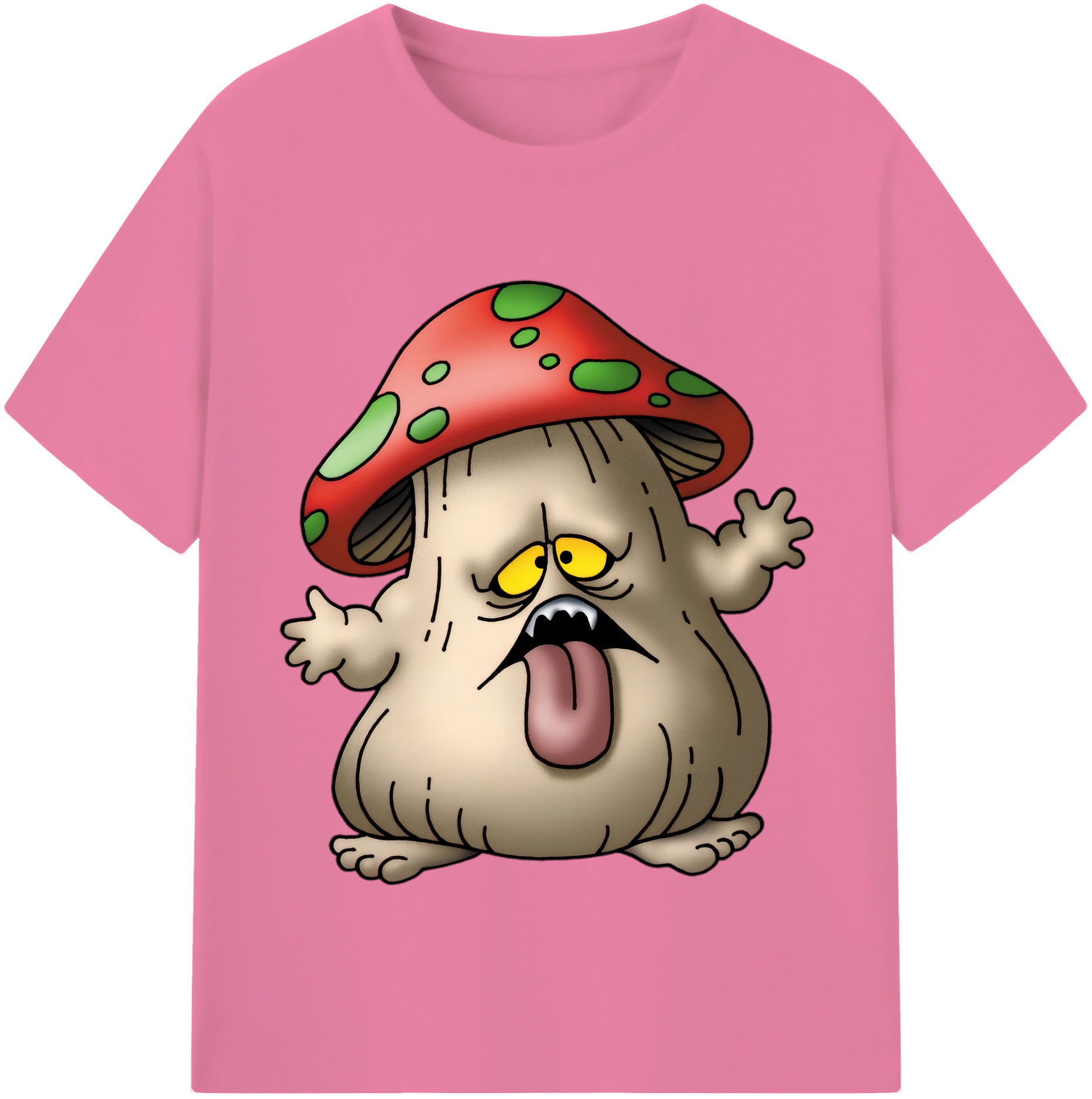 （画像用） ドラゴンクエスト Doragon Kuesuto Dragon Quest 綿100％半袖Tシャツ（フロントプリント）